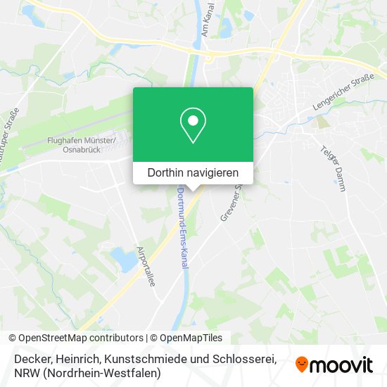 Decker, Heinrich, Kunstschmiede und Schlosserei Karte