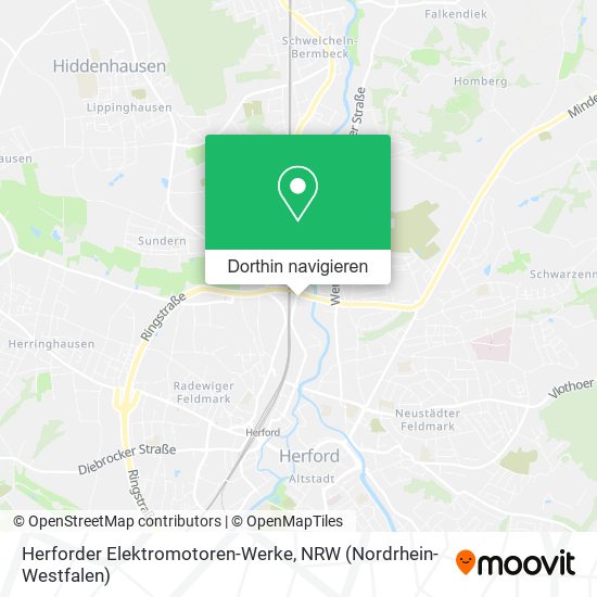 Herforder Elektromotoren-Werke Karte
