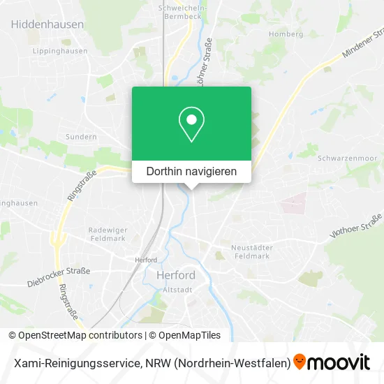 Xami-Reinigungsservice Karte