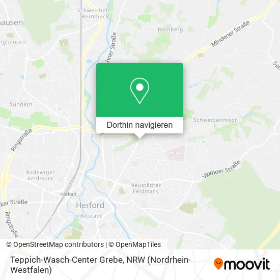 Teppich-Wasch-Center Grebe Karte