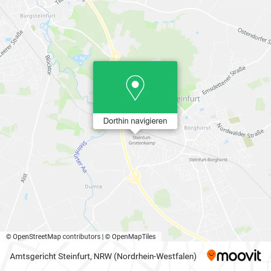 Amtsgericht Steinfurt Karte