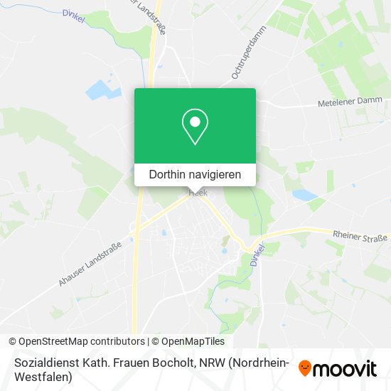 Sozialdienst Kath. Frauen Bocholt Karte