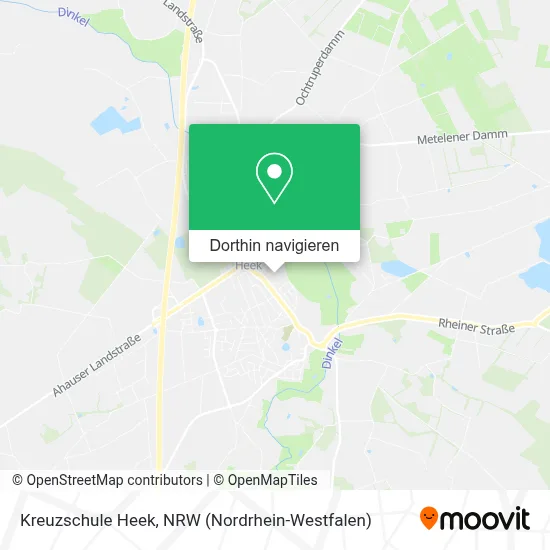 Kreuzschule Heek Karte