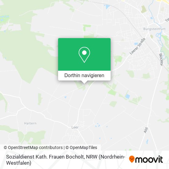 Sozialdienst Kath. Frauen Bocholt Karte