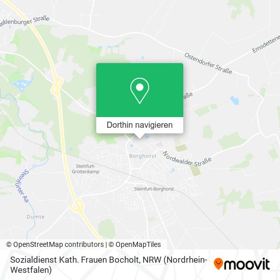 Sozialdienst Kath. Frauen Bocholt Karte