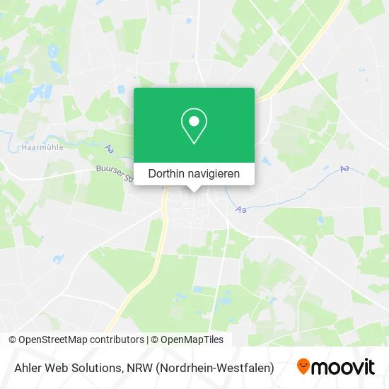 Ahler Web Solutions Karte