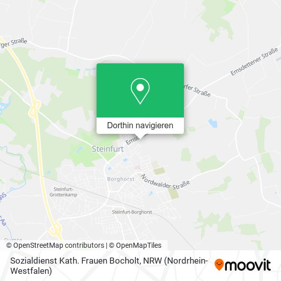 Sozialdienst Kath. Frauen Bocholt Karte