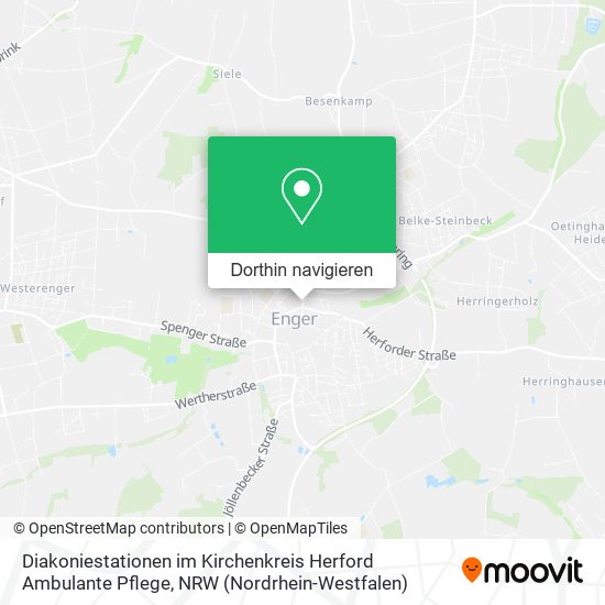 Diakoniestationen im Kirchenkreis Herford Ambulante Pflege Karte