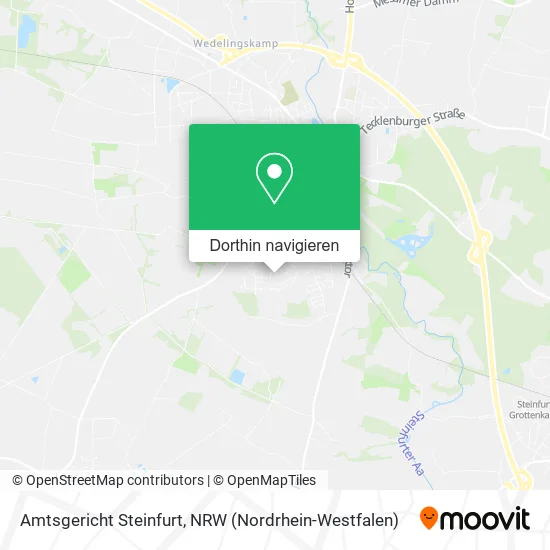 Amtsgericht Steinfurt Karte