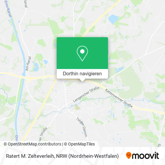 Ratert M. Zelteverleih Karte