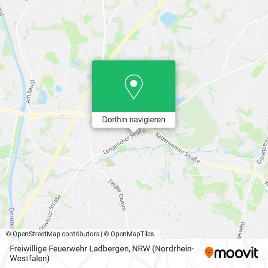 Freiwillige Feuerwehr Ladbergen Karte