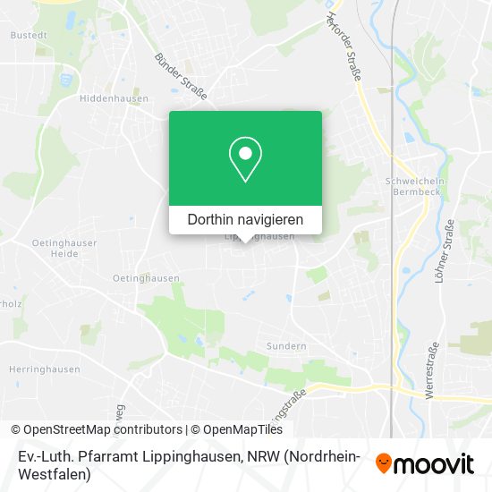 Ev.-Luth. Pfarramt Lippinghausen Karte