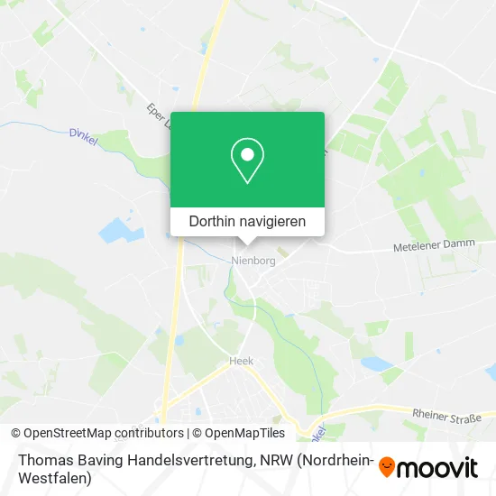 Thomas Baving Handelsvertretung Karte