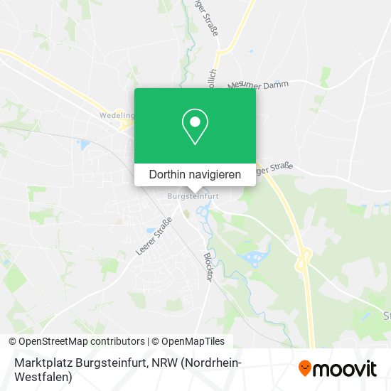 Marktplatz Burgsteinfurt Karte