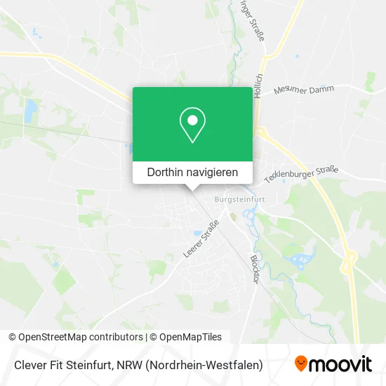 Clever Fit Steinfurt Karte