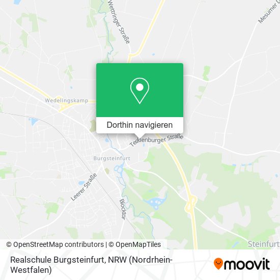 Realschule Burgsteinfurt Karte