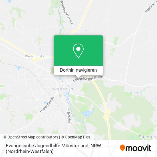 Evangelische Jugendhilfe Münsterland Karte