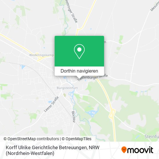 Korff Ulrike Gerichtliche Betreuungen Karte