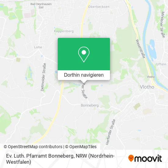 Ev. Luth. Pfarramt Bonneberg Karte