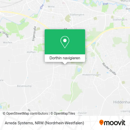 Arreda Systems Karte