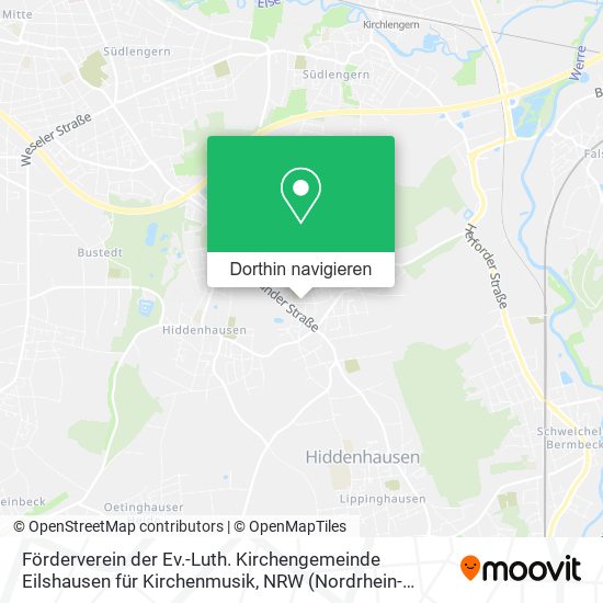 Förderverein der Ev.-Luth. Kirchengemeinde Eilshausen für Kirchenmusik Karte