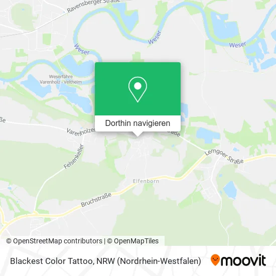 Blackest Color Tattoo Karte