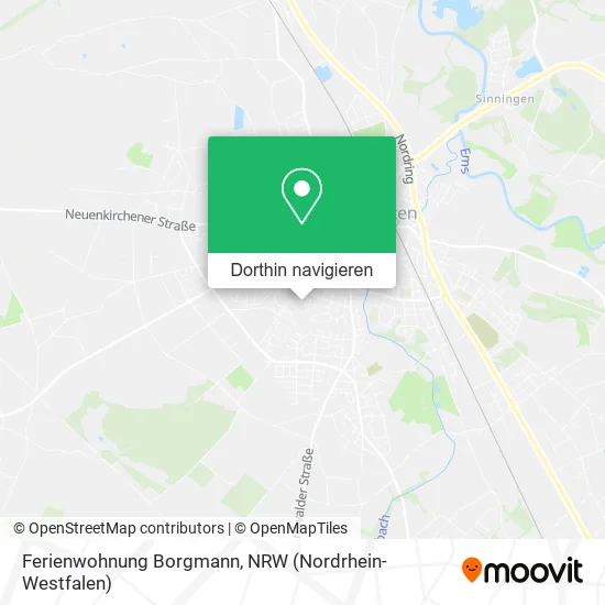 Ferienwohnung Borgmann Karte