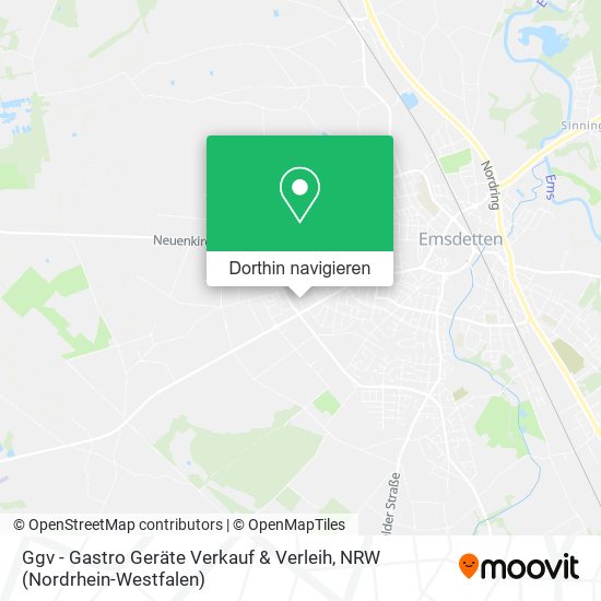 Ggv - Gastro Geräte Verkauf & Verleih Karte
