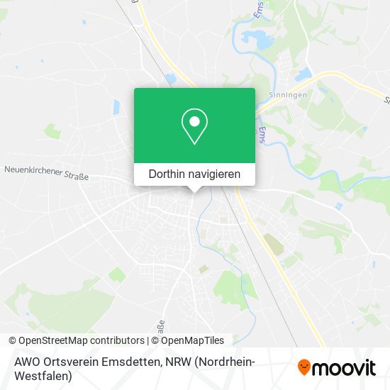 AWO Ortsverein Emsdetten Karte