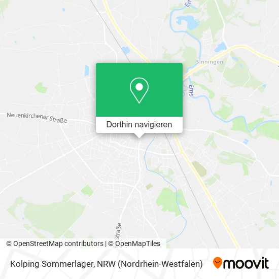 Kolping Sommerlager Karte