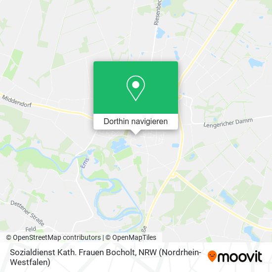 Sozialdienst Kath. Frauen Bocholt Karte
