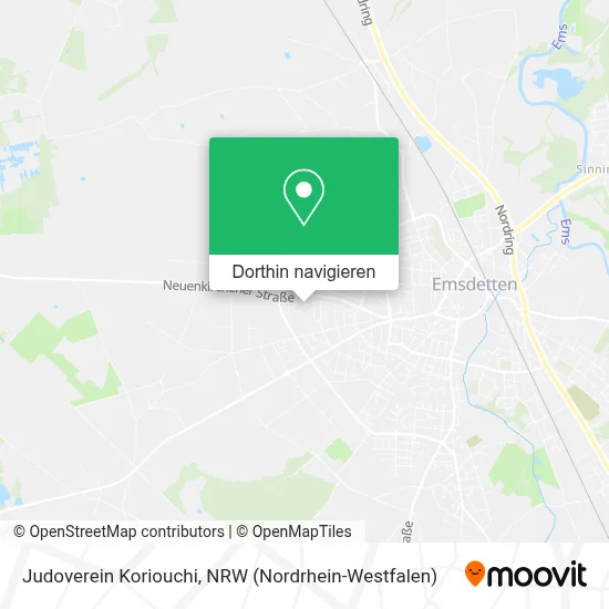 Judoverein Koriouchi Karte