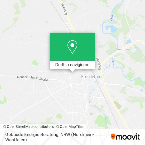 Gebäude Energie Beratung Karte