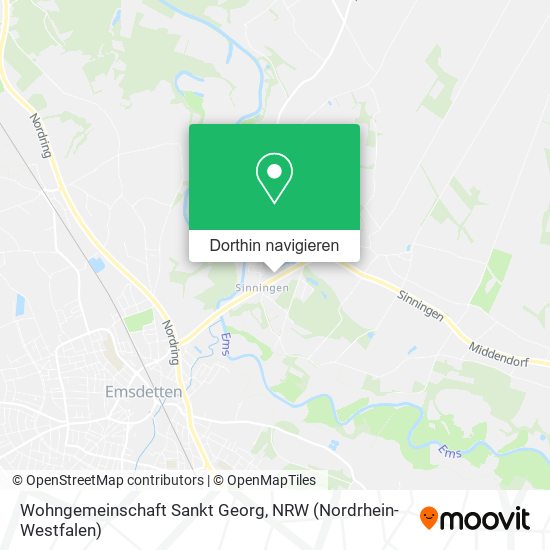 Wohngemeinschaft Sankt Georg Karte