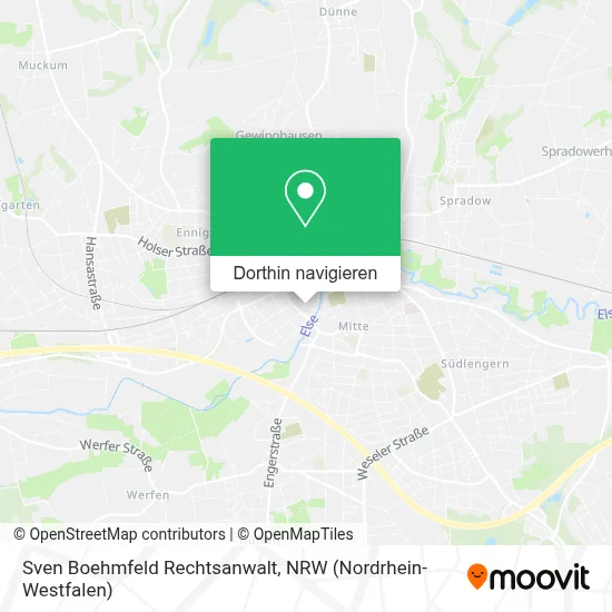 Sven Boehmfeld Rechtsanwalt Karte