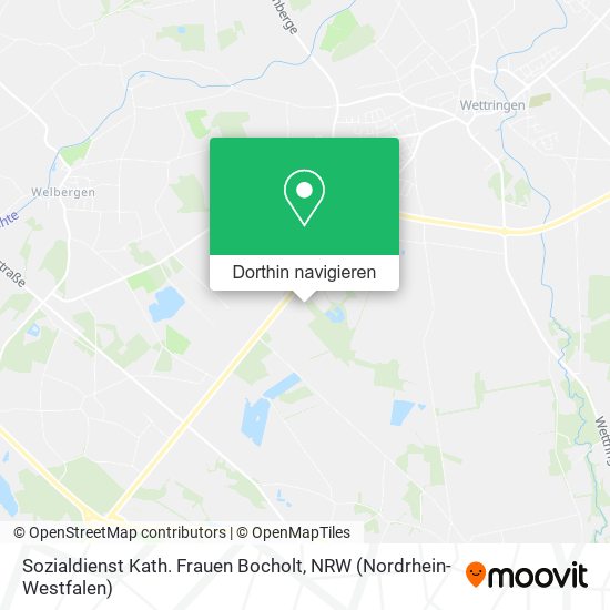 Sozialdienst Kath. Frauen Bocholt Karte