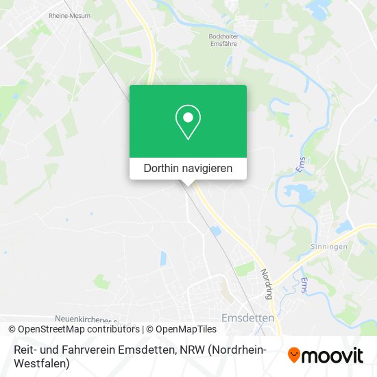 Reit- und Fahrverein Emsdetten Karte