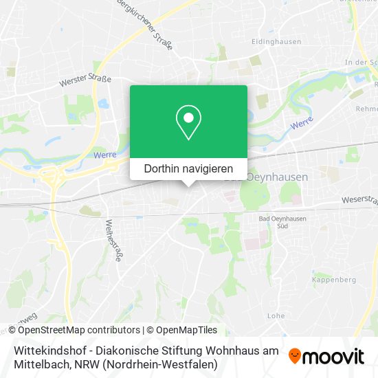 Wittekindshof - Diakonische Stiftung Wohnhaus am Mittelbach Karte