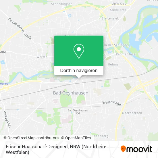 Friseur Haarscharf-Designed Karte