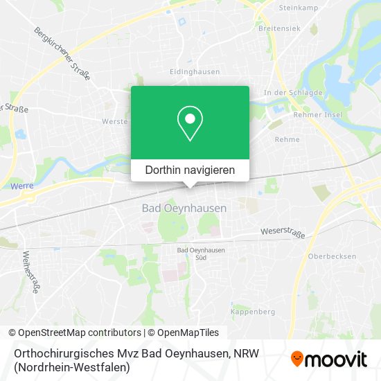 Orthochirurgisches Mvz Bad Oeynhausen Karte