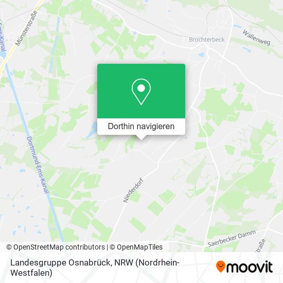 Landesgruppe Osnabrück Karte