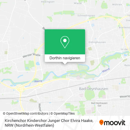 Kirchenchor Kinderchor Junger Chor Elvira Haake Karte