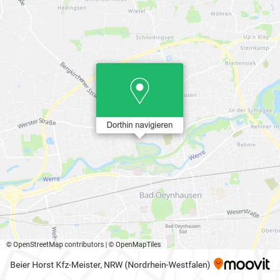 Beier Horst Kfz-Meister Karte