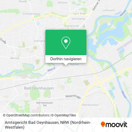 Amtsgericht Bad Oeynhausen Karte