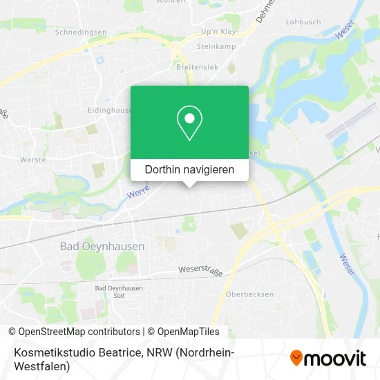 Kosmetikstudio Beatrice Karte