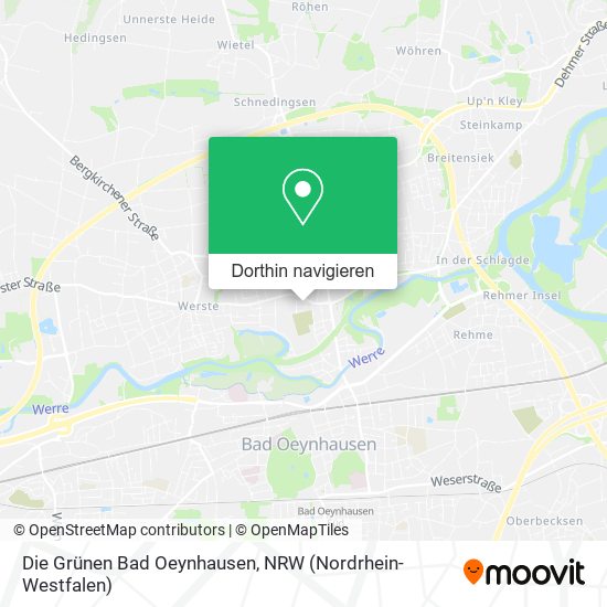 Die Grünen Bad Oeynhausen Karte