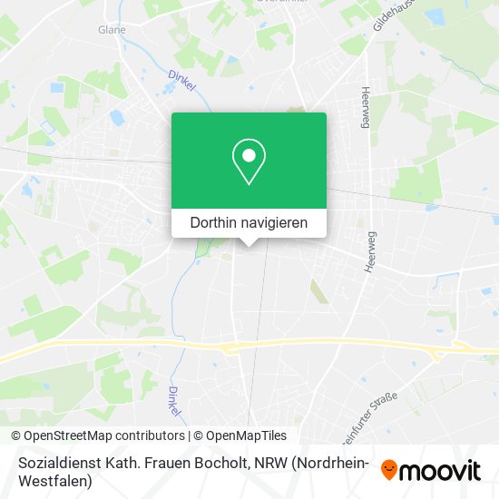 Sozialdienst Kath. Frauen Bocholt Karte