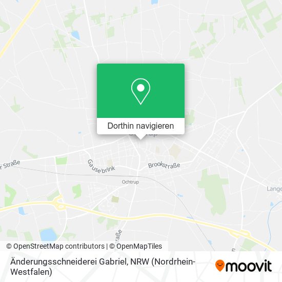 Änderungsschneiderei Gabriel Karte