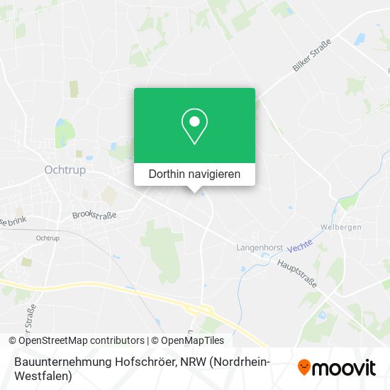 Bauunternehmung Hofschröer Karte