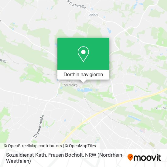 Sozialdienst Kath. Frauen Bocholt Karte